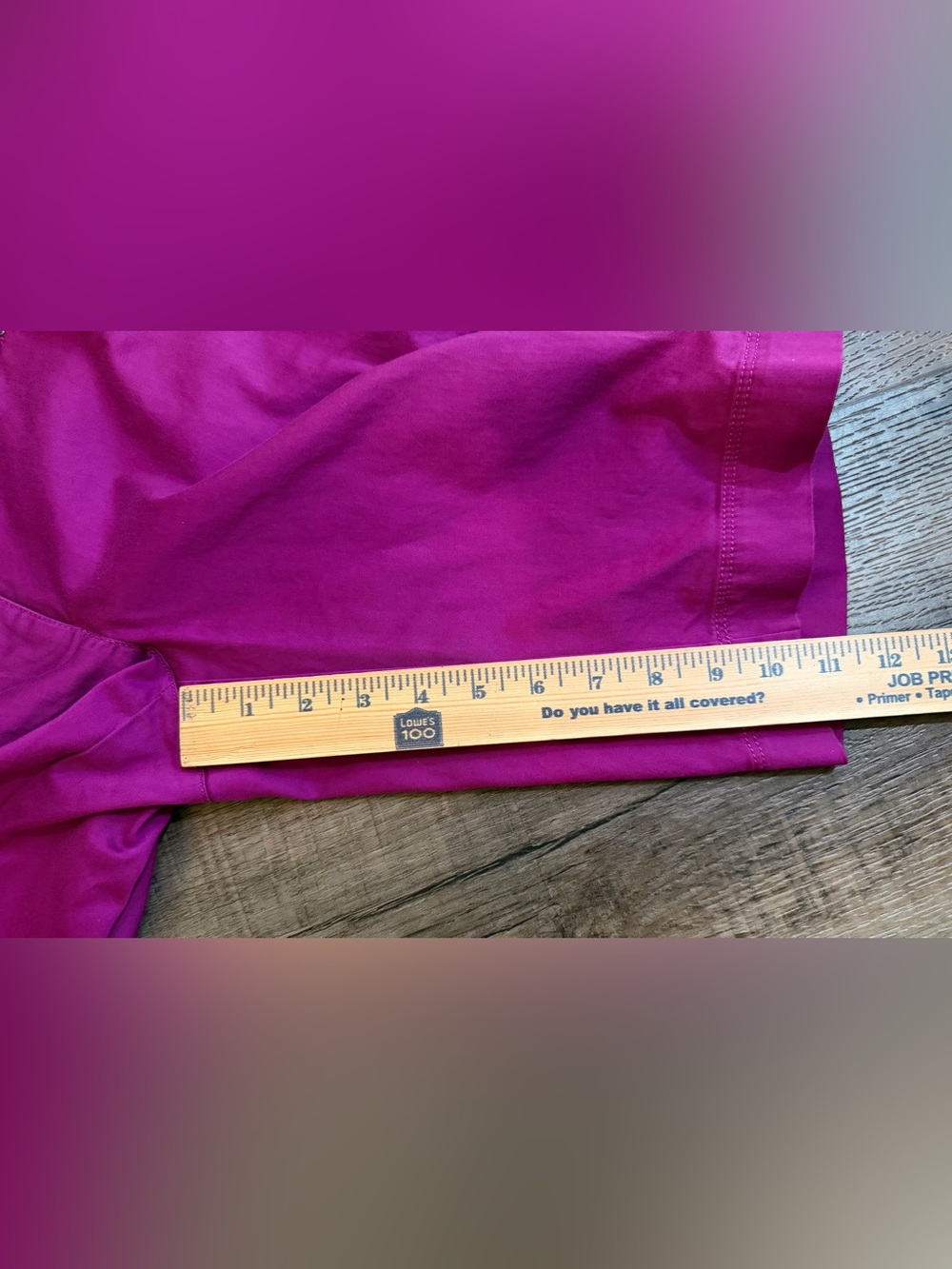 White House Black Market Fuchsia Bermuda Shorts Size 4 - Picture 9 of 14
